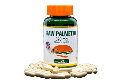 Saw Palmetto 320 mg 100 Cápsulas – Natural Light | Plazet