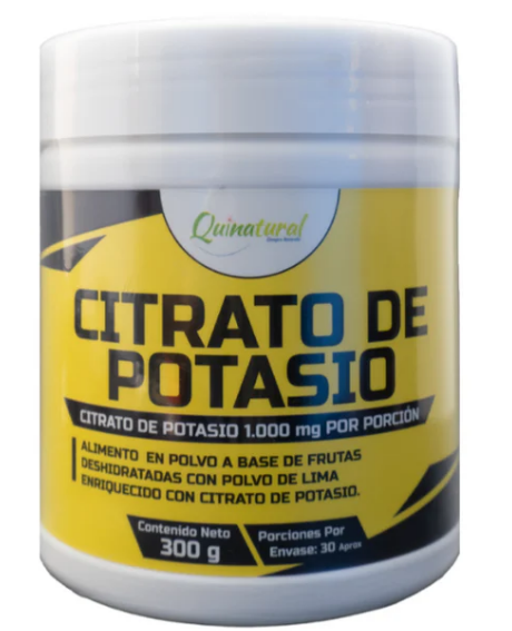 Citrato de Potasio 300 g – Quinuatural | Plazet
