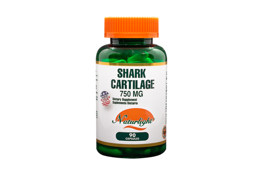 Shark Cartilage 750 mg 90 Cápsulas – Natural Light | Plazet