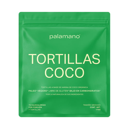 TORTILLA COCO X 175 GR - 7 UND - PALAMANO