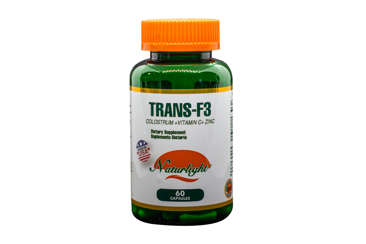 Trans-F3 Factor de Transferencia 60 Cápsulas – Natural Light | Plazet