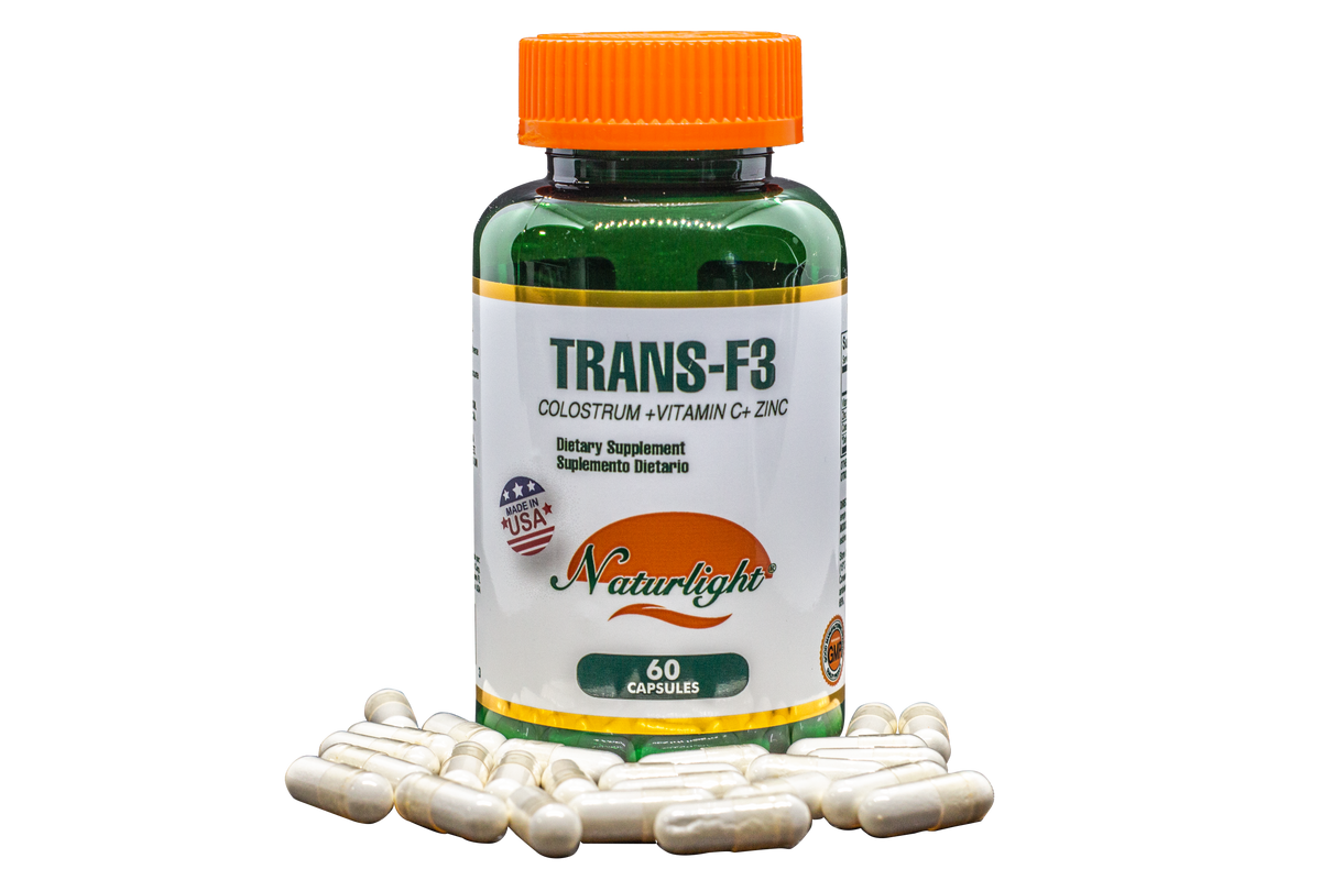 Trans-F3 Factor de Transferencia 60 Cápsulas – Natural Light | Plazet