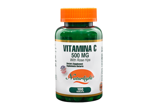 Vitamina C 500 mg 100 Tabletas – Natural Light
