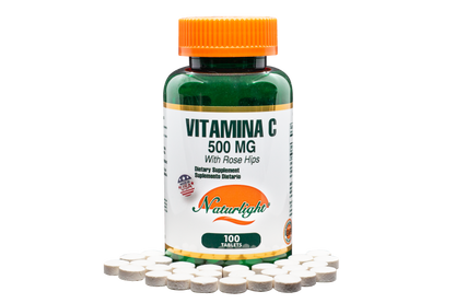 Vitamina C 500 mg 100 Tabletas – Naturlight