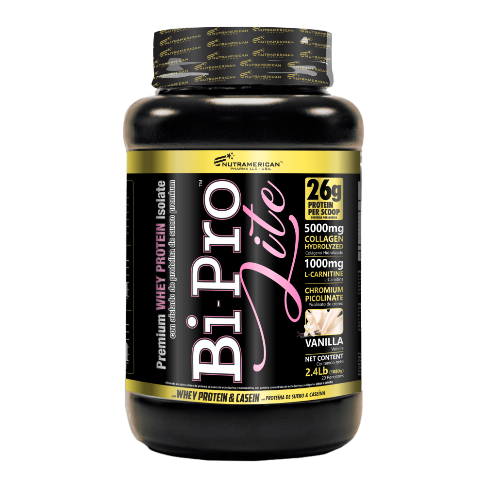 Bipro Lite Vainilla 2,4 lb – Nutramerican | Plazet