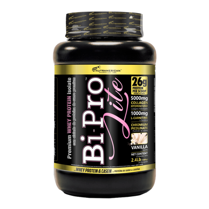 Bipro Lite Vainilla 2,4 lb – Nutramerican | Plazet