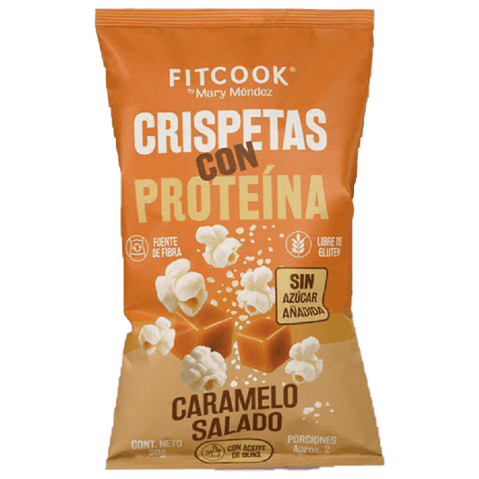 Crispetas con proteína caramelo salado Fit Cook