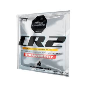 Sachet CR2 Creatina Strawberry 12 g – Macroblends | Plazet
