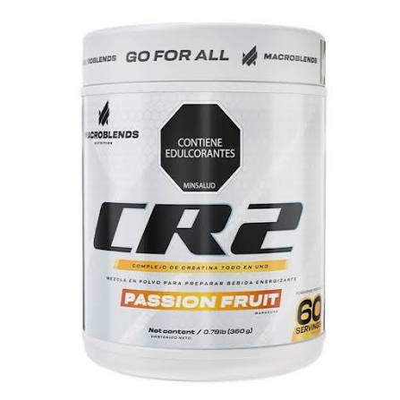 CR2 Creatina Passion Fruit 360 g – Macroblends | Plazet