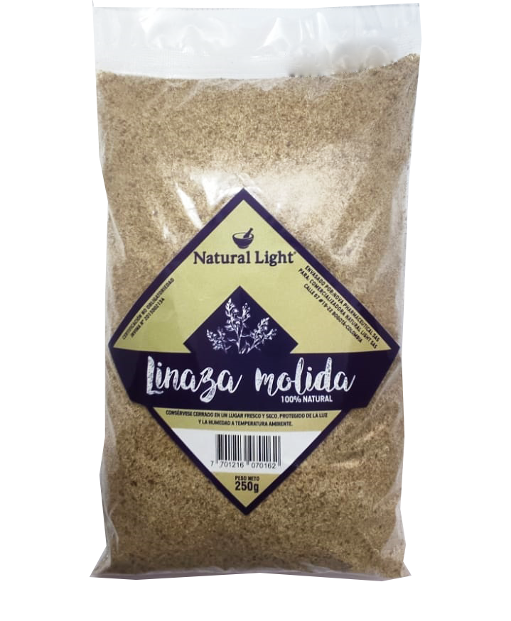 Linaza Molida 500 g – Natural Light | Plazet