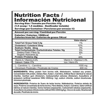 Mega Lite Zero% 1,17 lb – Nutramerican | Plazet