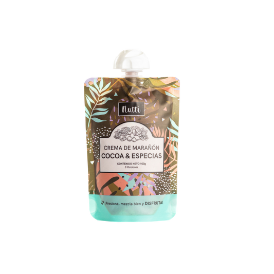 Crema de Marañón Cocoa & Especias Flexible 100 g – Nutti