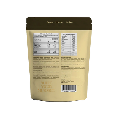Clear Protein Maracuyá Shift - tabla nutricional