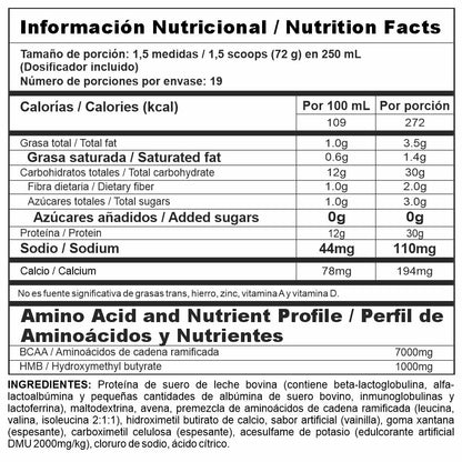 Bipro Mass Vainilla 3 lb – Nutramerican | Plazet