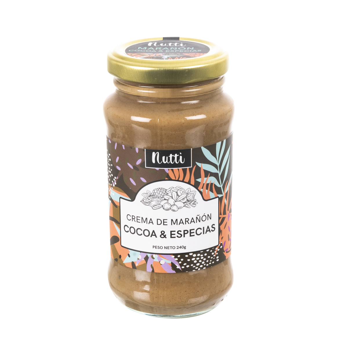 Crema de Marañón Cocoa & Especias 240 g – Nutti