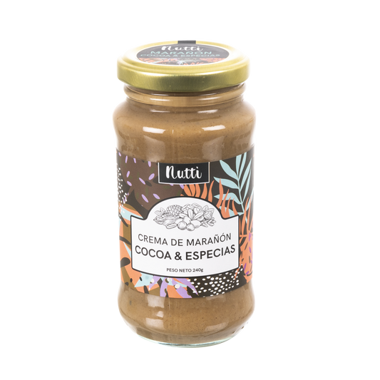 Crema de Marañón Cocoa & Especias 240 g – Nutti