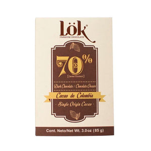 BARRA 85 G 70% CHOCOLATE LOK