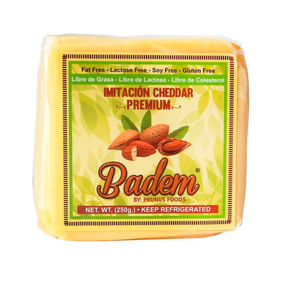 Queso de Almendra Cheddar Tajado 250 g – Badem | Plazet