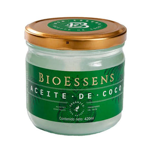 ACEITE DE COCO ORGANICO 420 ML BIOESSENS