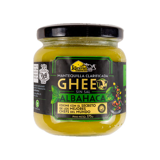 Ghee Mantequilla Clarificada con Albahaca 175 g – Karavansay | Plazet