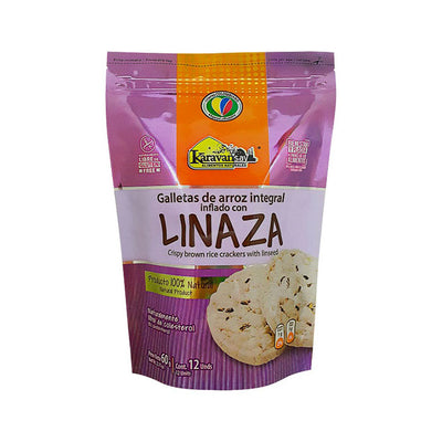 GALLETAS ARROZ INTEGRAL LINAZA 60 GR