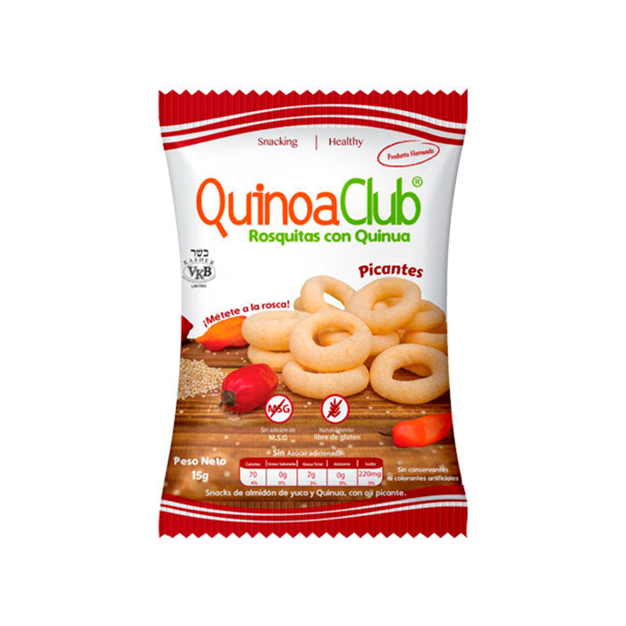 ROSQUITAS QUINUACLUB SABOR PICANTES 15 G