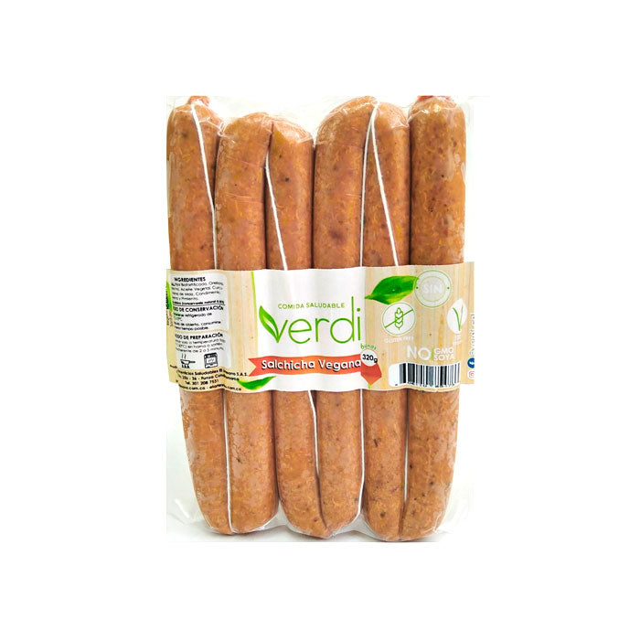 SALCHICHA VEGANA TIPO PERRO 320 GR 6 UND