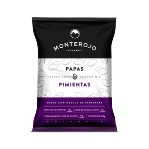 PAPAS MEZCLA DE PIMIENTAS 115 G MONTEROJO